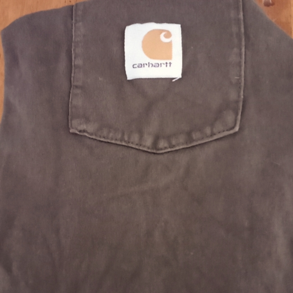 Womens Army Green Carhartt long sleeve